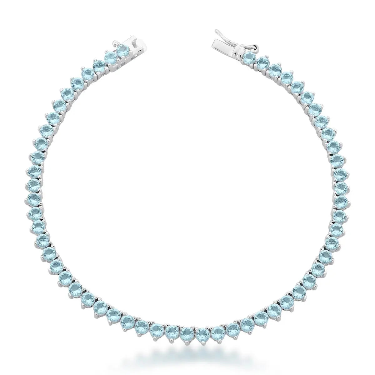 Blue Tennis Bracelet
