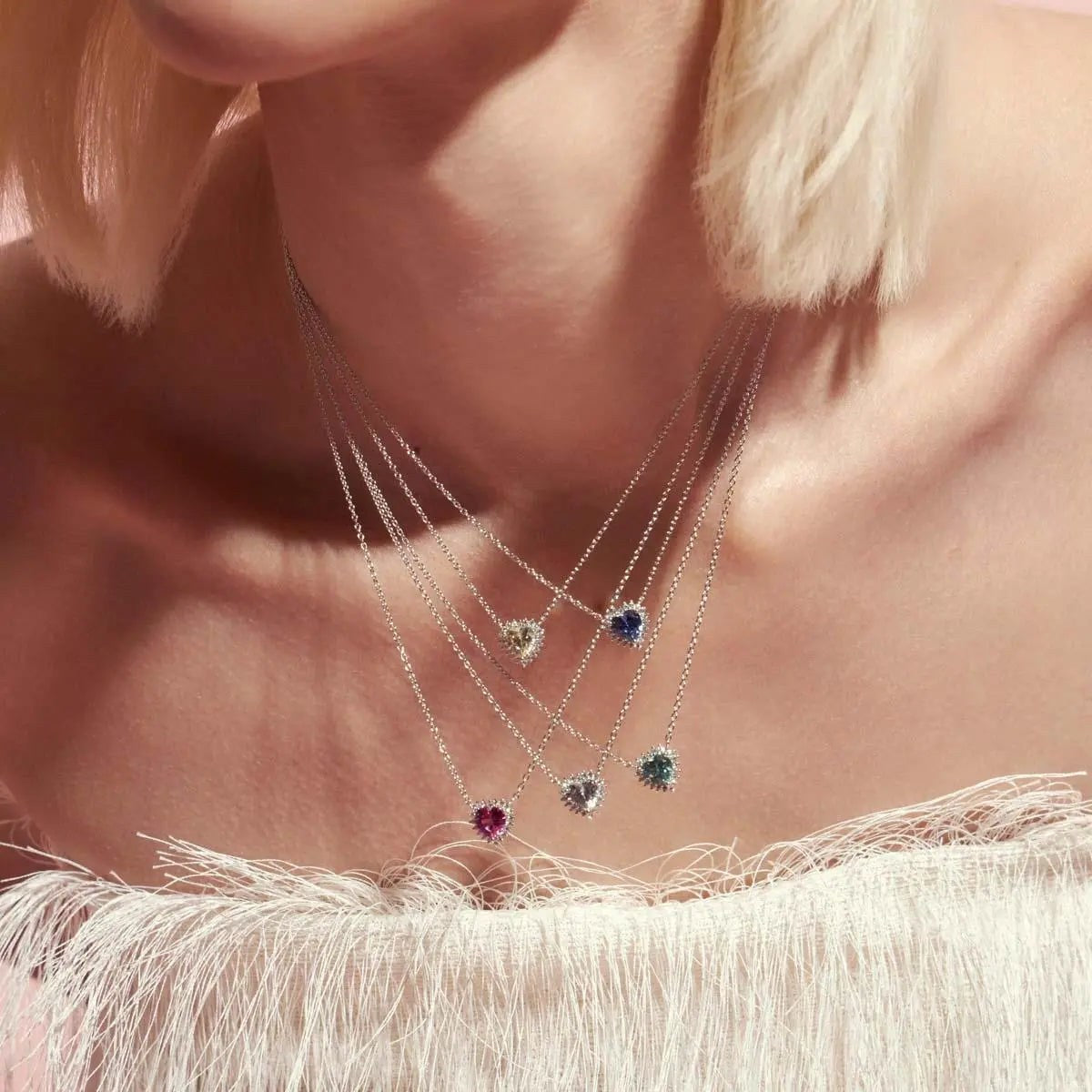 Citrine Cubic Zirconia Stud Jewellery Set for Women