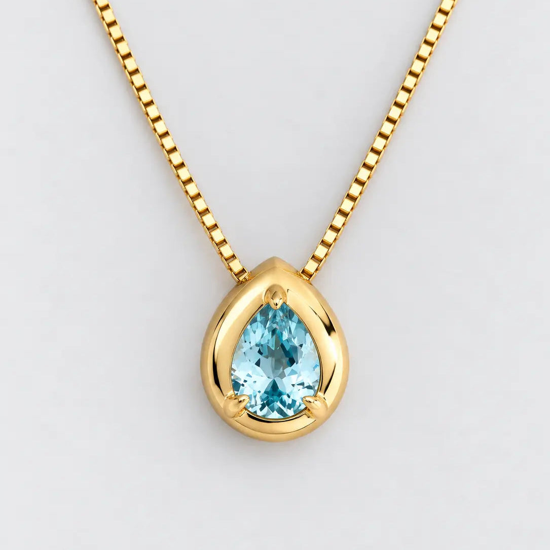 Gold June Birthstone Necklace