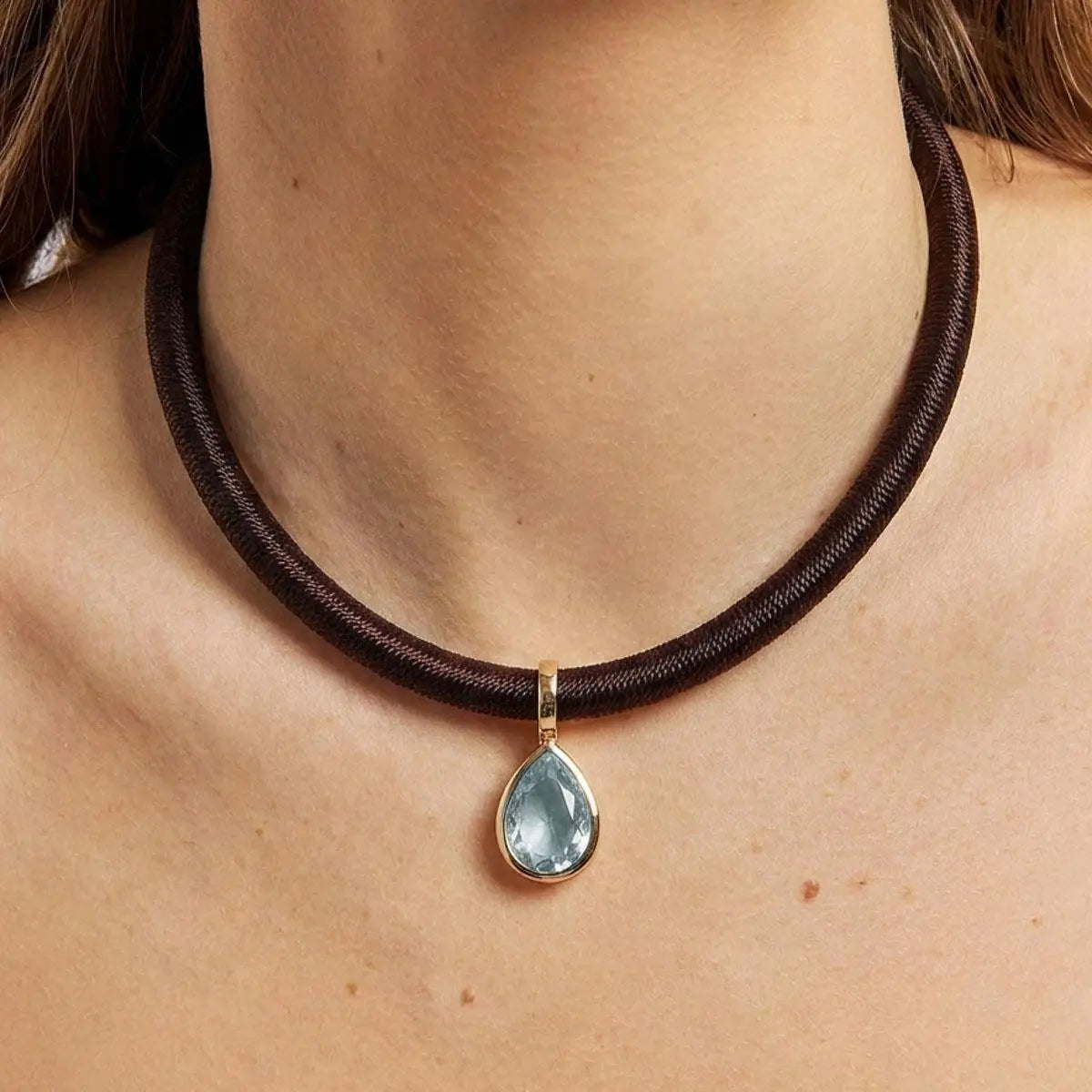 Crystal Drop Charm Pendant