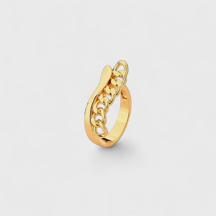 Geometric Smooth Band Ring