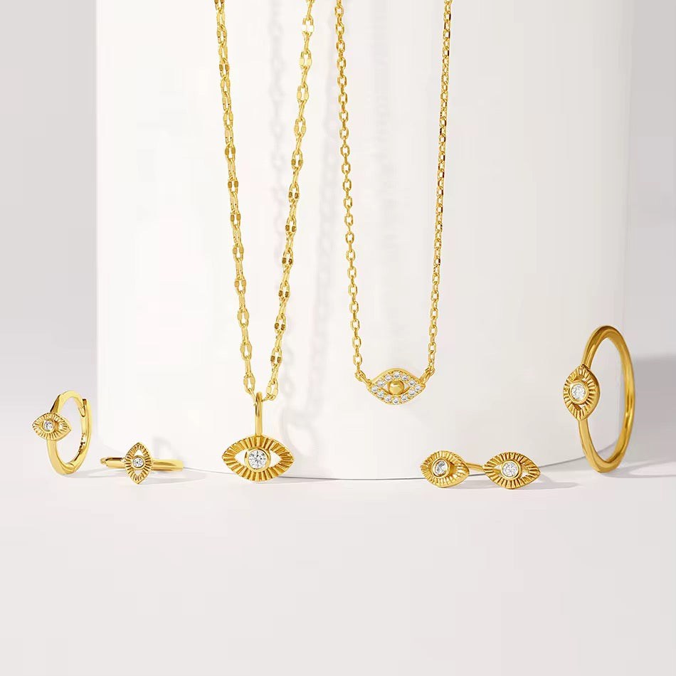 Devil Eyes Cubic Zirconia Necklace