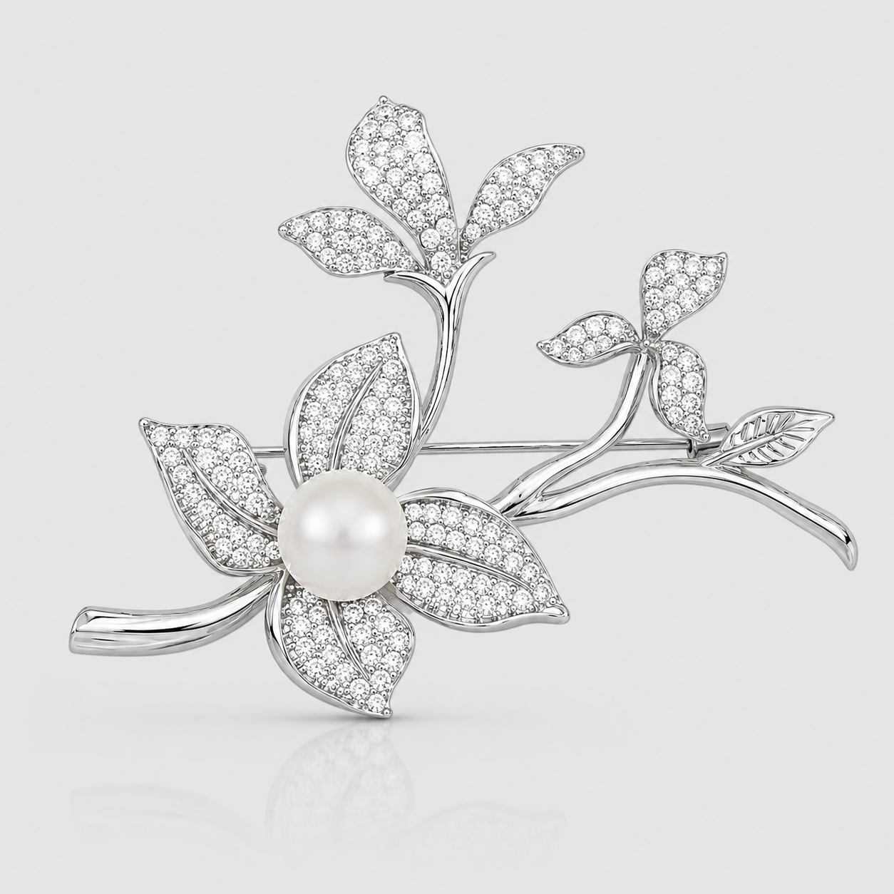 Pearl Flower Brooch