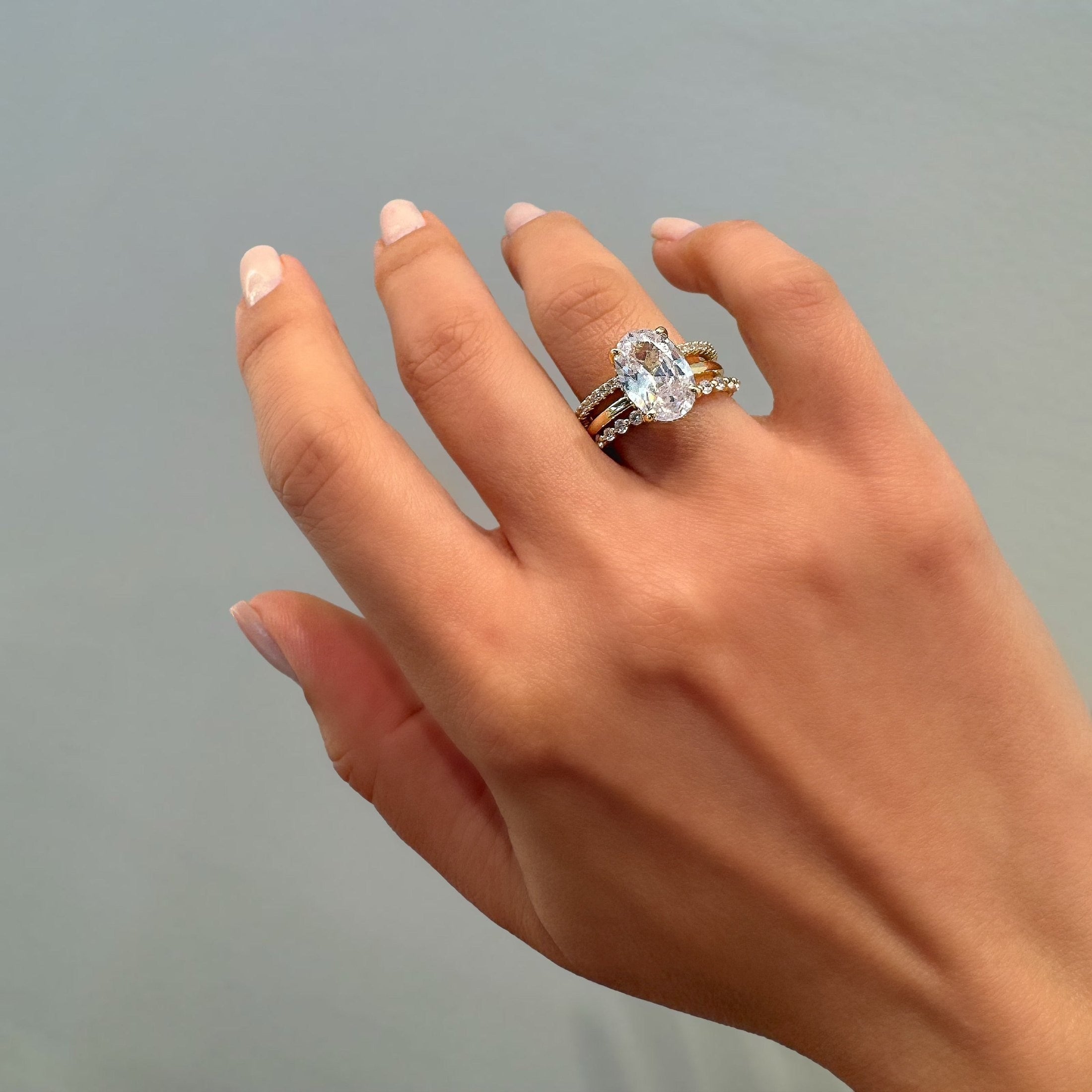 Solitaire Zirconia Ring
