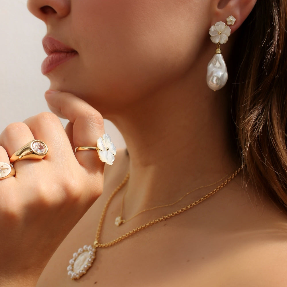 Mother of Pearl Jewellery Set