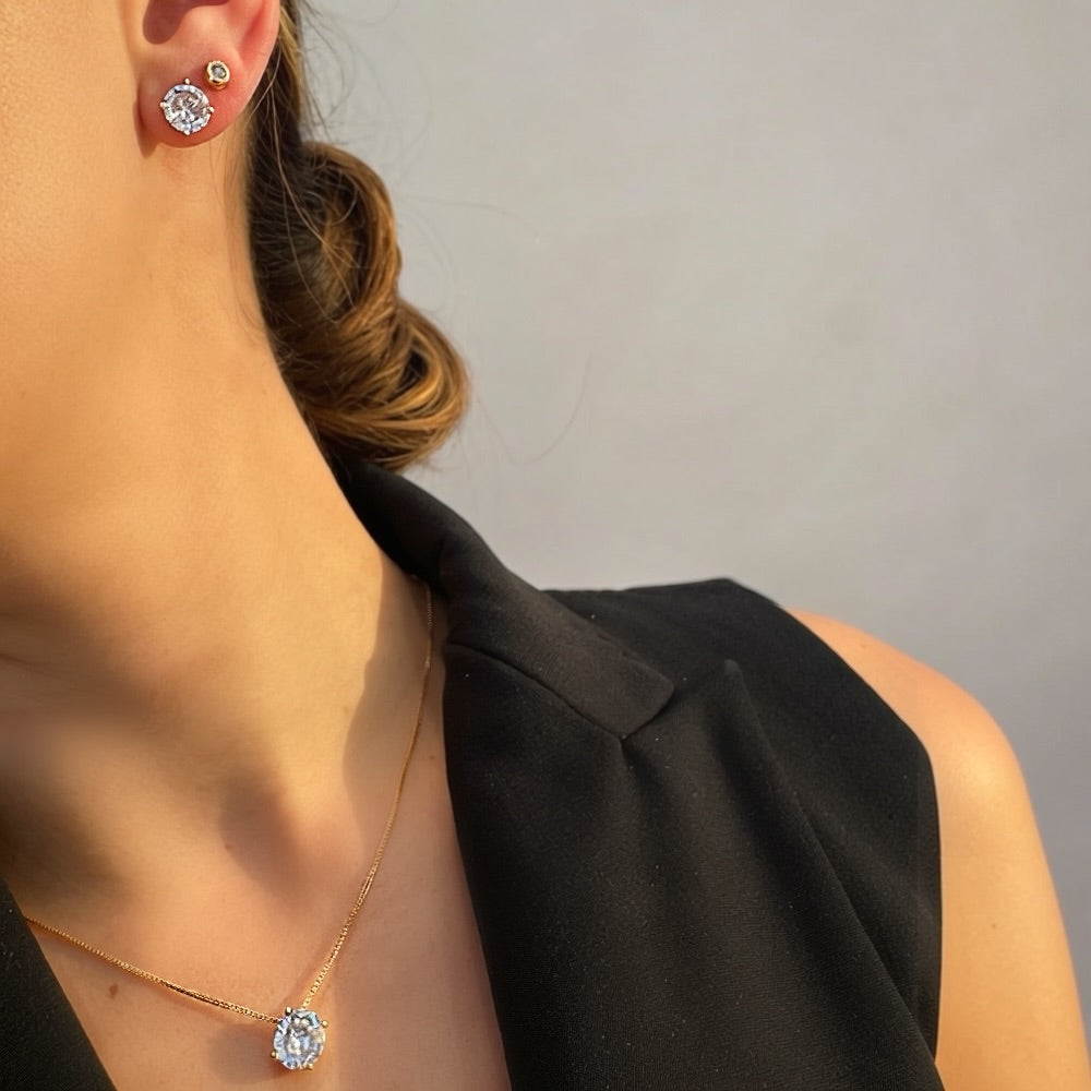 Solitaire Zirconia Jewellery Set