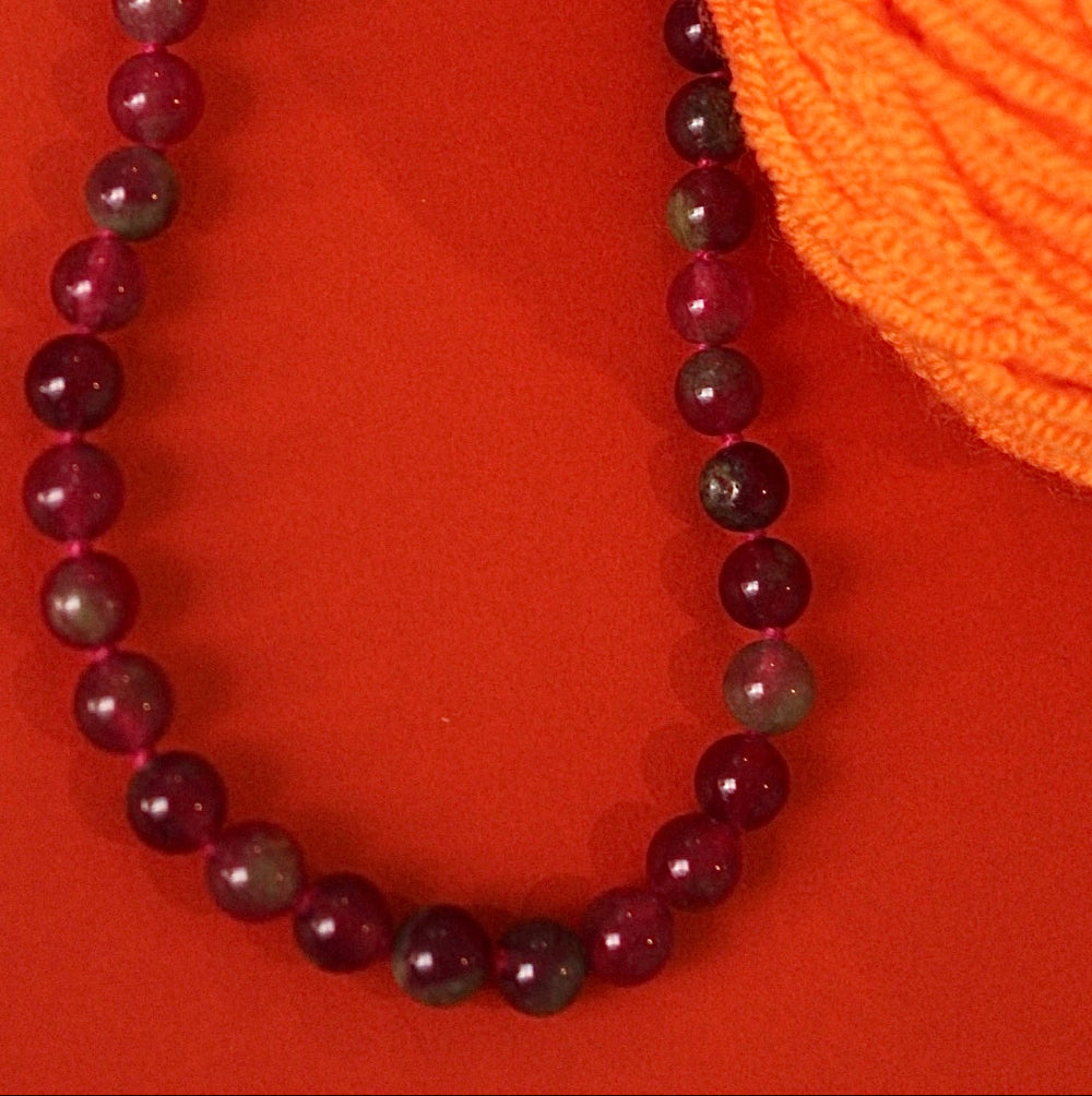 Watermelon Tourmaline Necklace