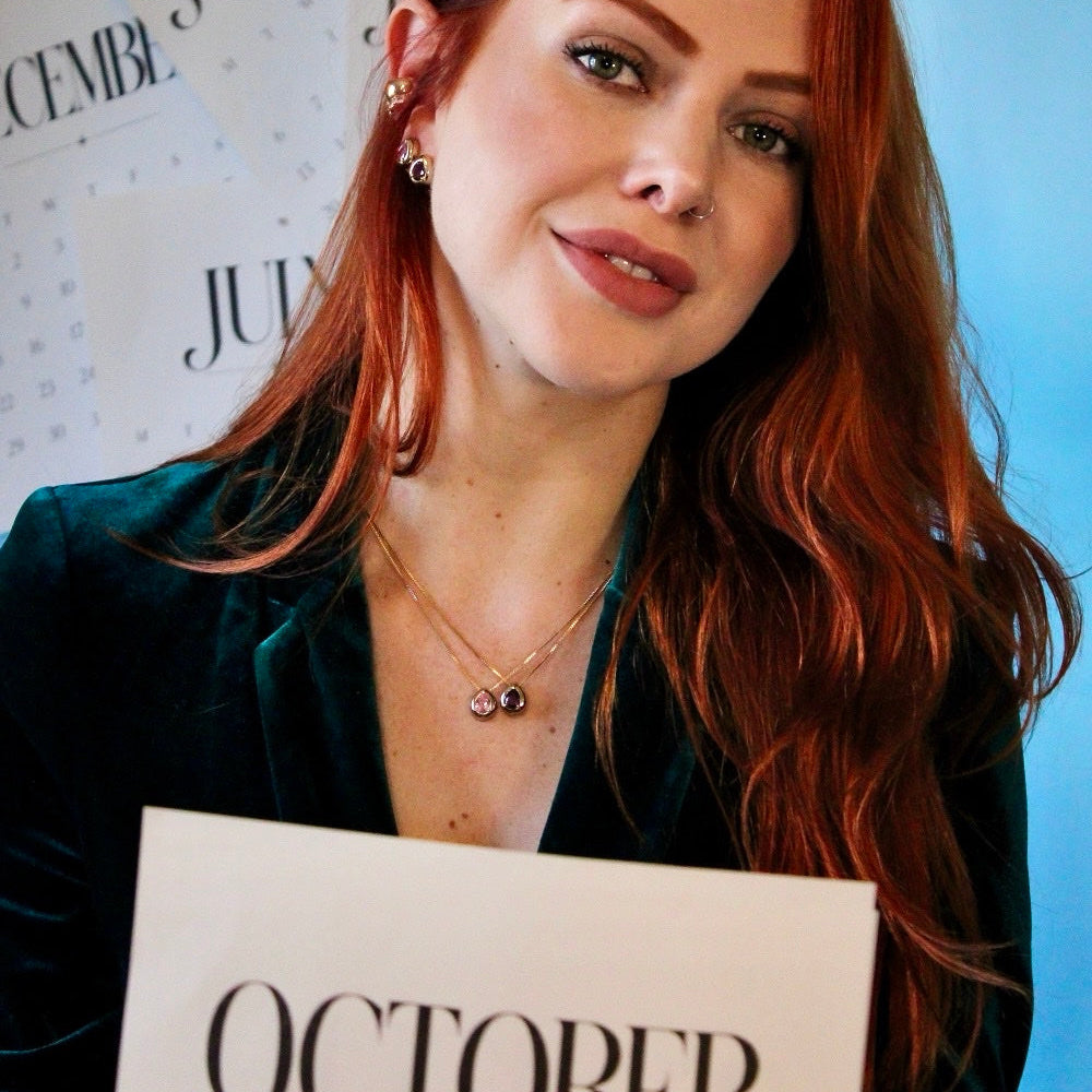 October birthstone jewellery set