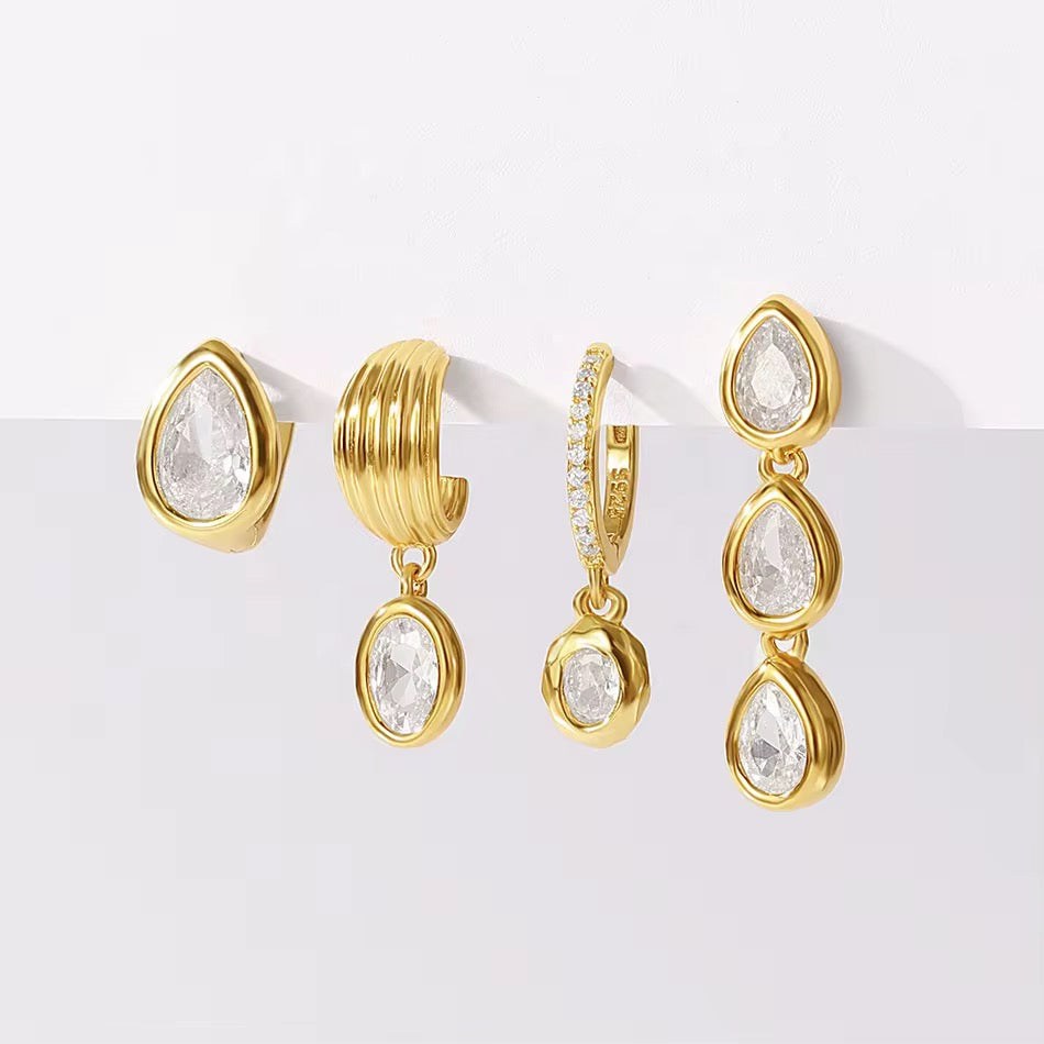 mini huggie earrings