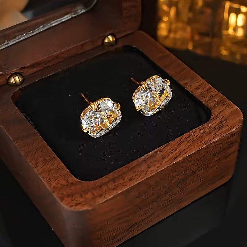 Solitaire Zirconia Earrings