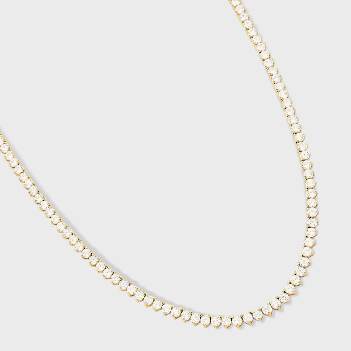 Tennis Riviera Zirconia Necklace