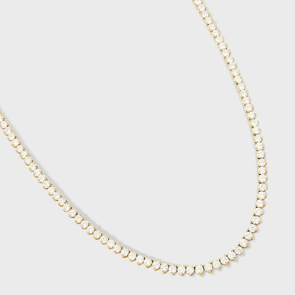Tennis Riviera Zirconia Necklace