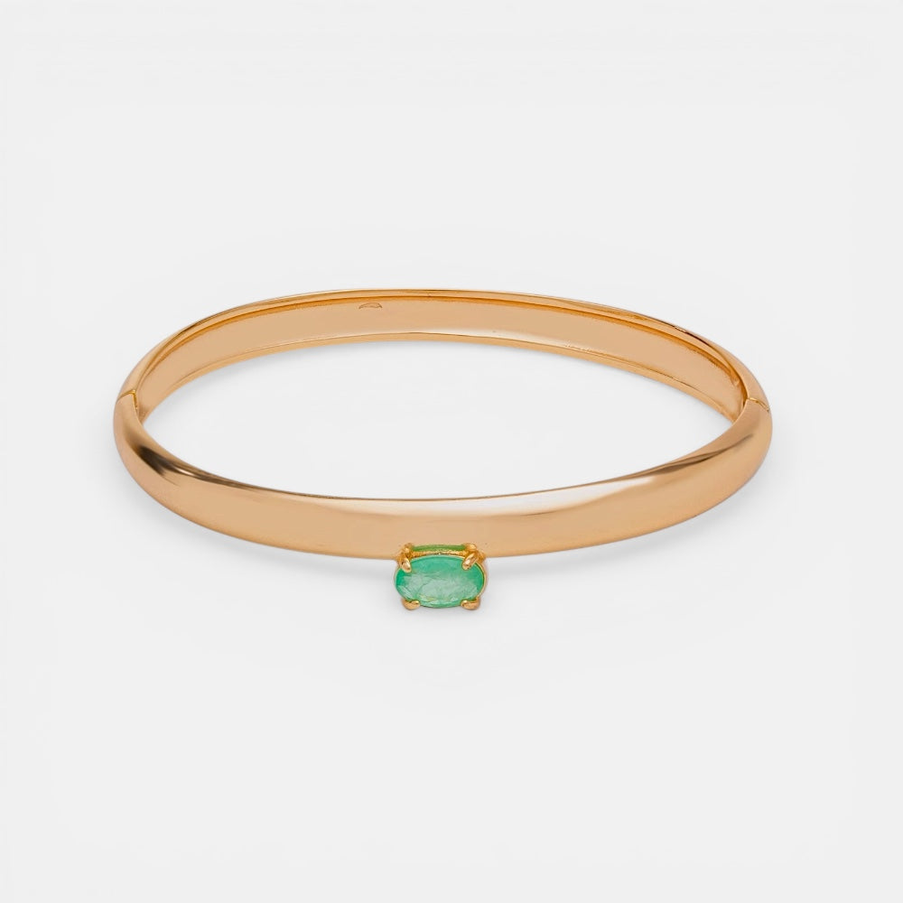 Tourmaline Zirconia Bangle