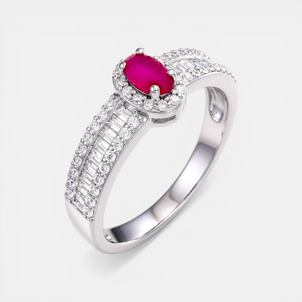 Ruby Zirconia Ring