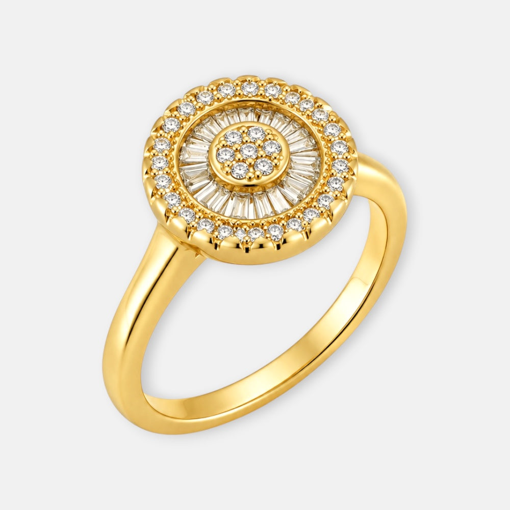 Round Pave Ring