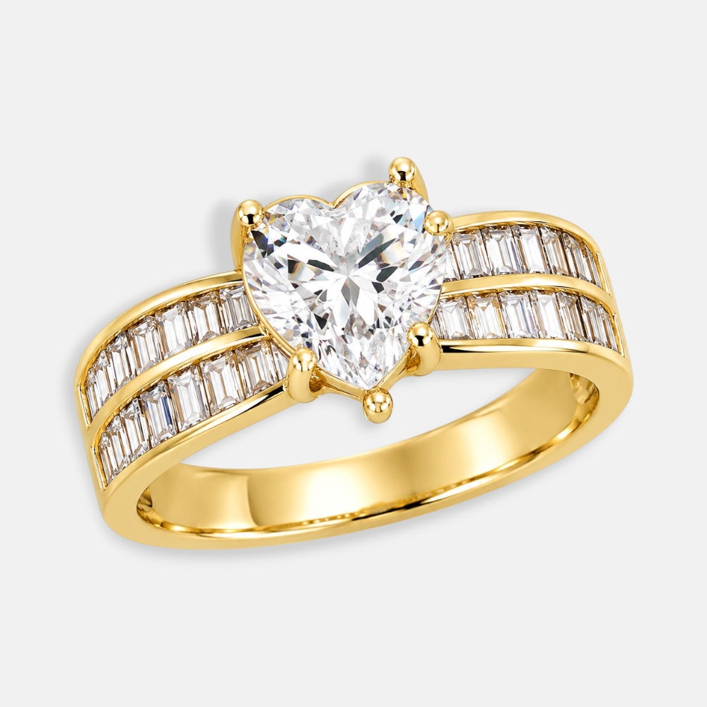 Heart Zirconia Ring
