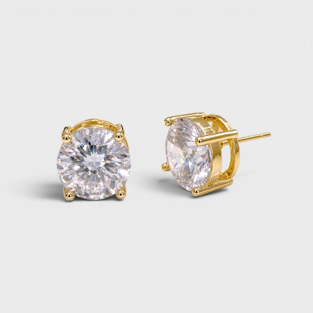 Solitaire Earrings