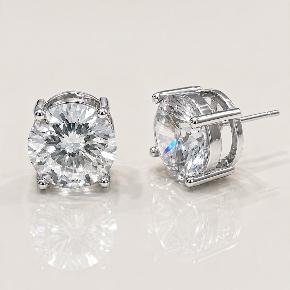 Solitaire Earrings