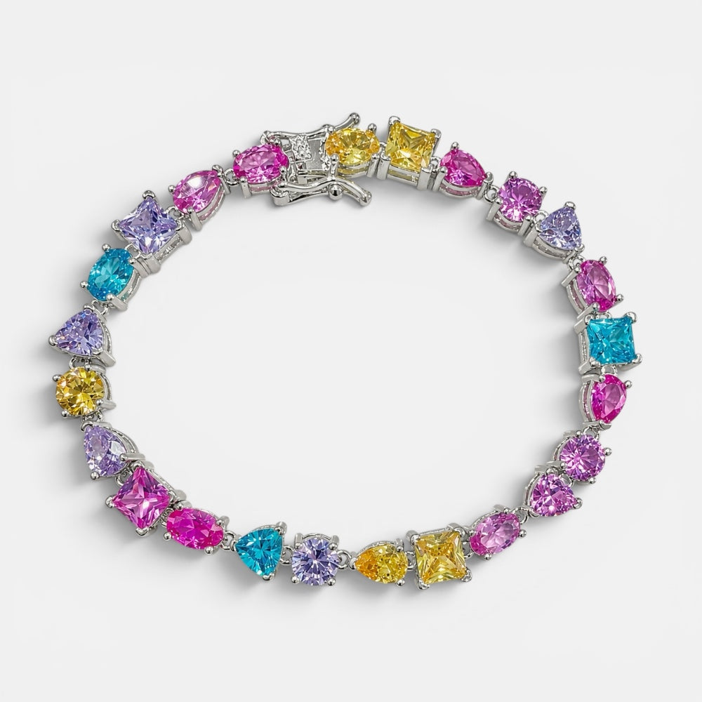 Colourful Tennis Bracelet
