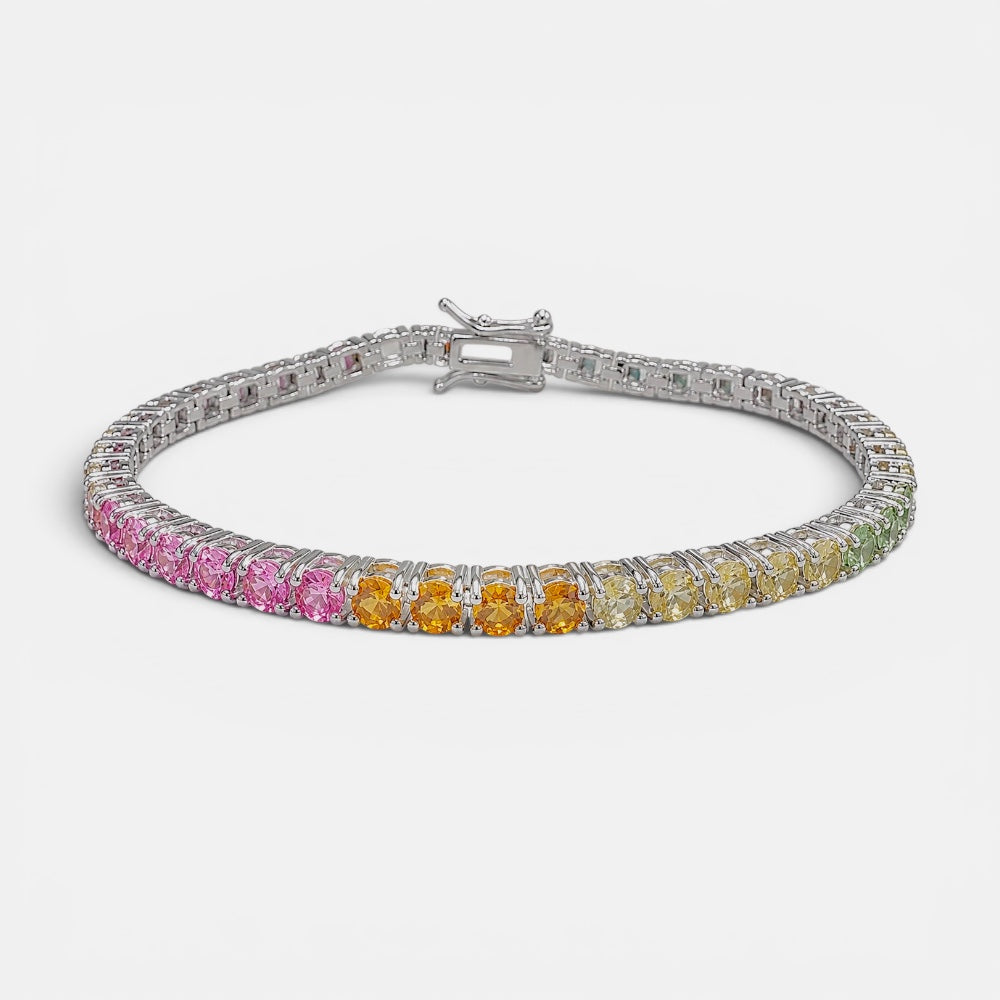 Colourful Tennis Bracelet