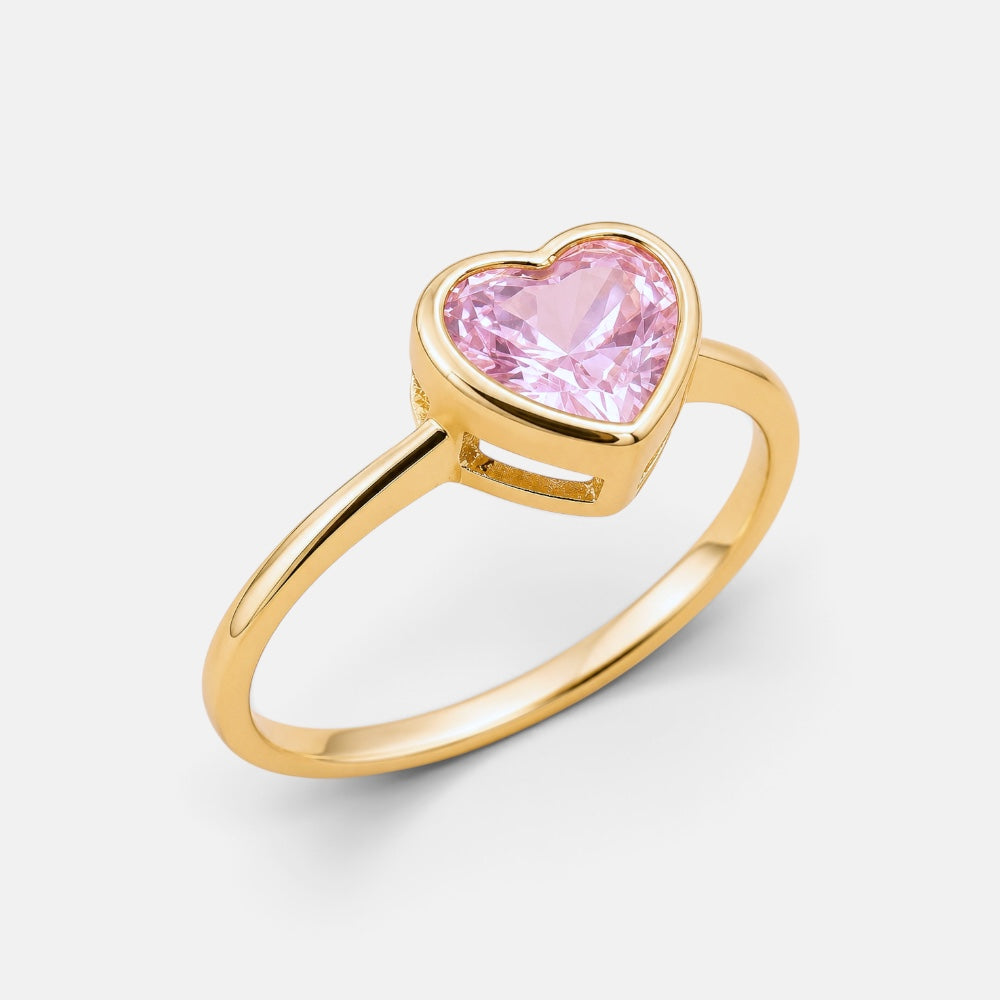 Pink Heart Ring