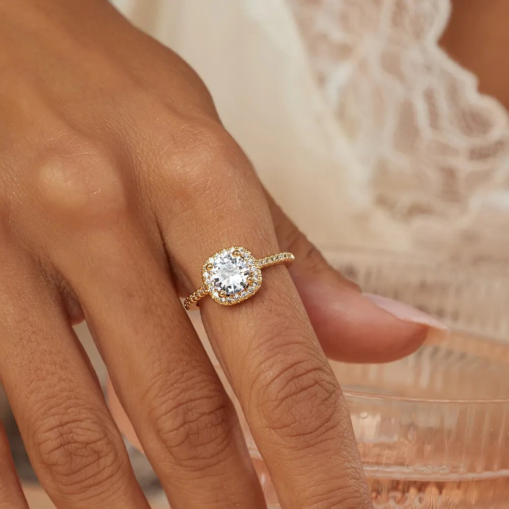 Square Luxury Zirconia Ring