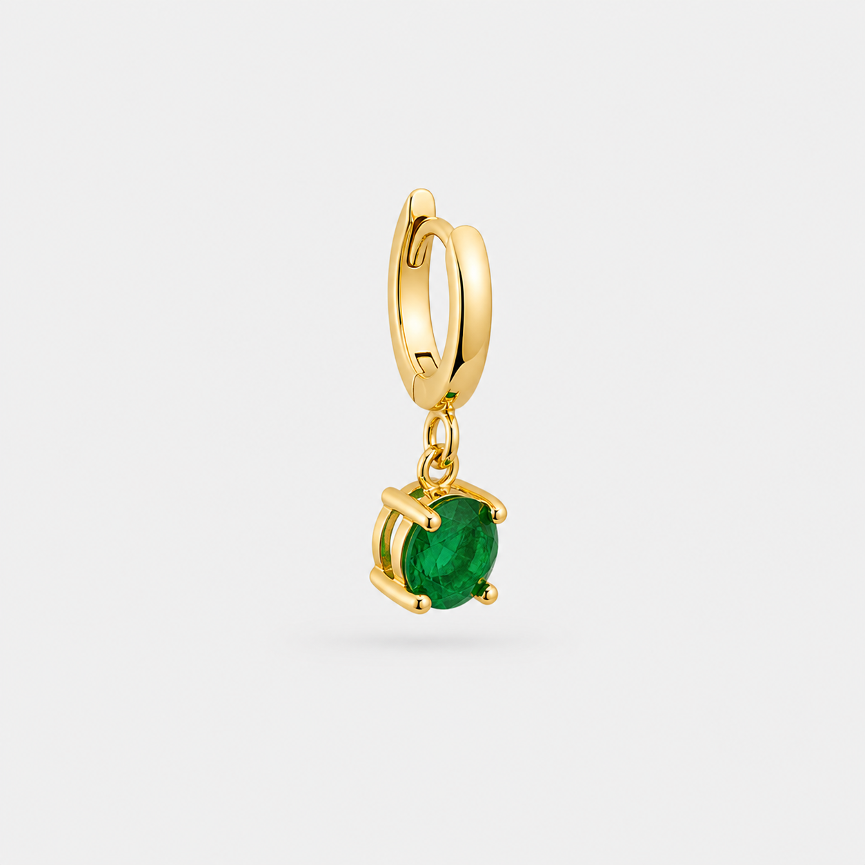 May Birthstone Charm Gold Plated [Villa Valentina]