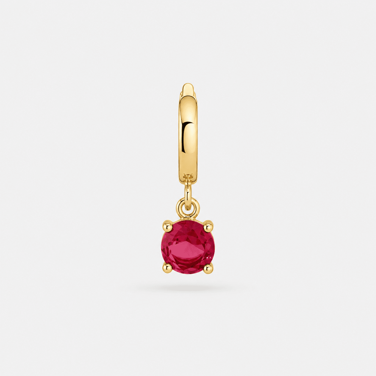 January Birthstone Charm gold Plated [Villa Valentina]