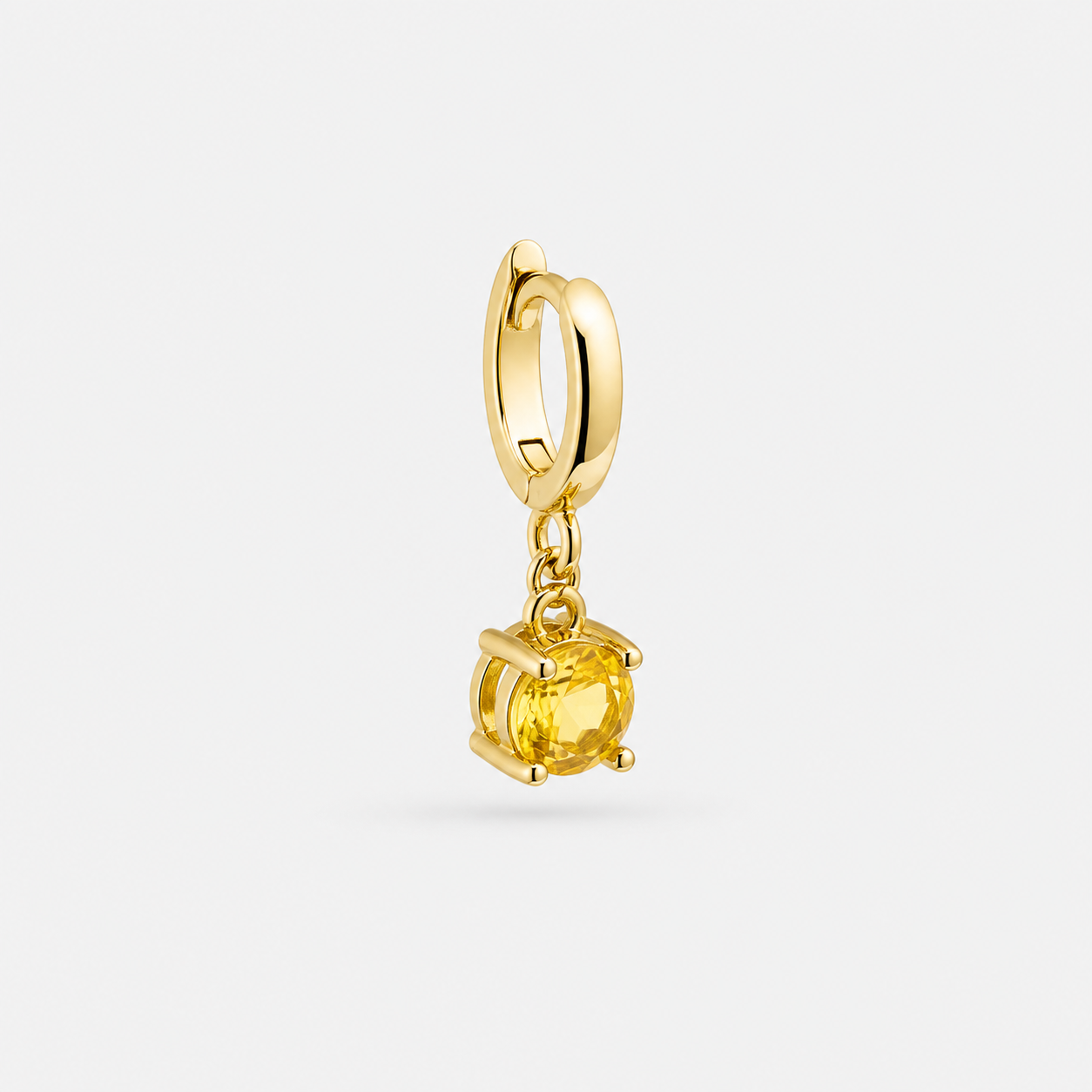 November Birthstone Charm gold Plated [Villa Valentina]