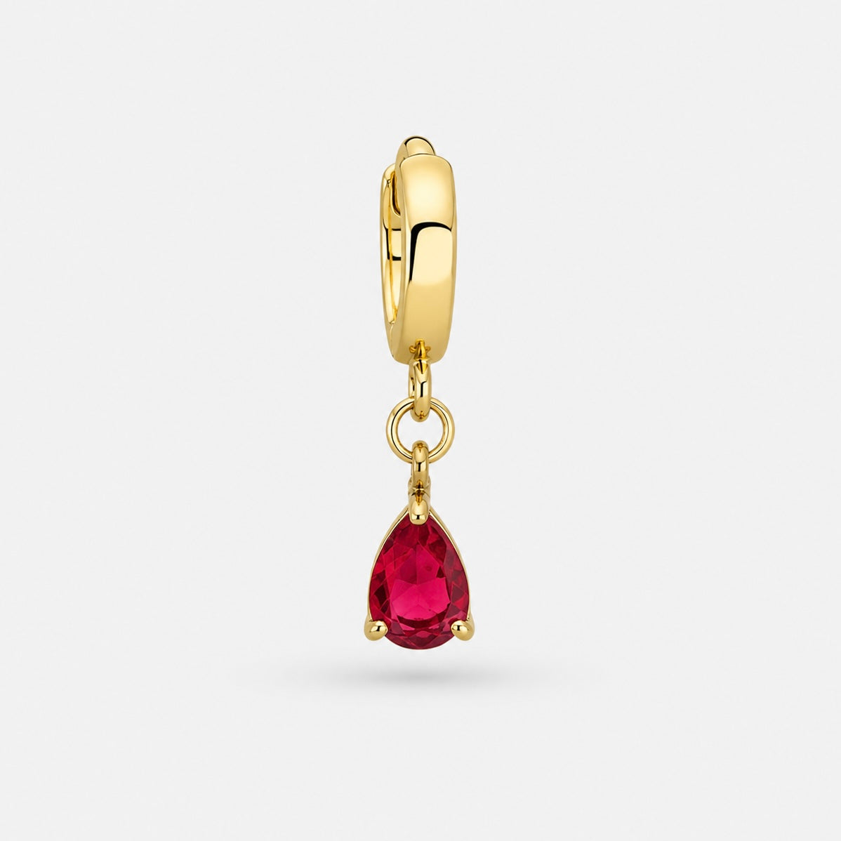 January Birthstone Charm gold Plated [Villa Valentina]