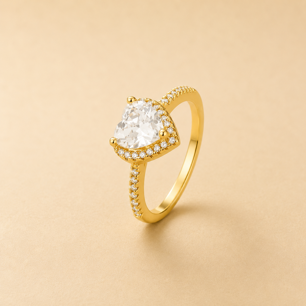 Heart zirconia ring [Villa Valentina]