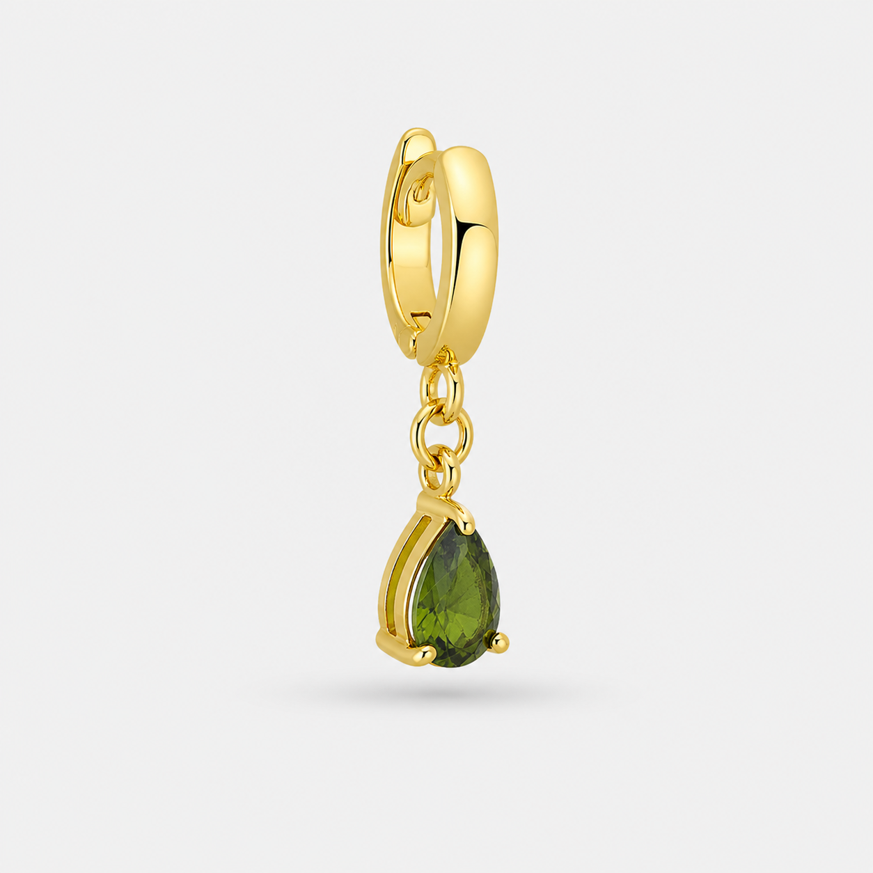 August Birthstone Charm gold Plated [Villa Valentina]