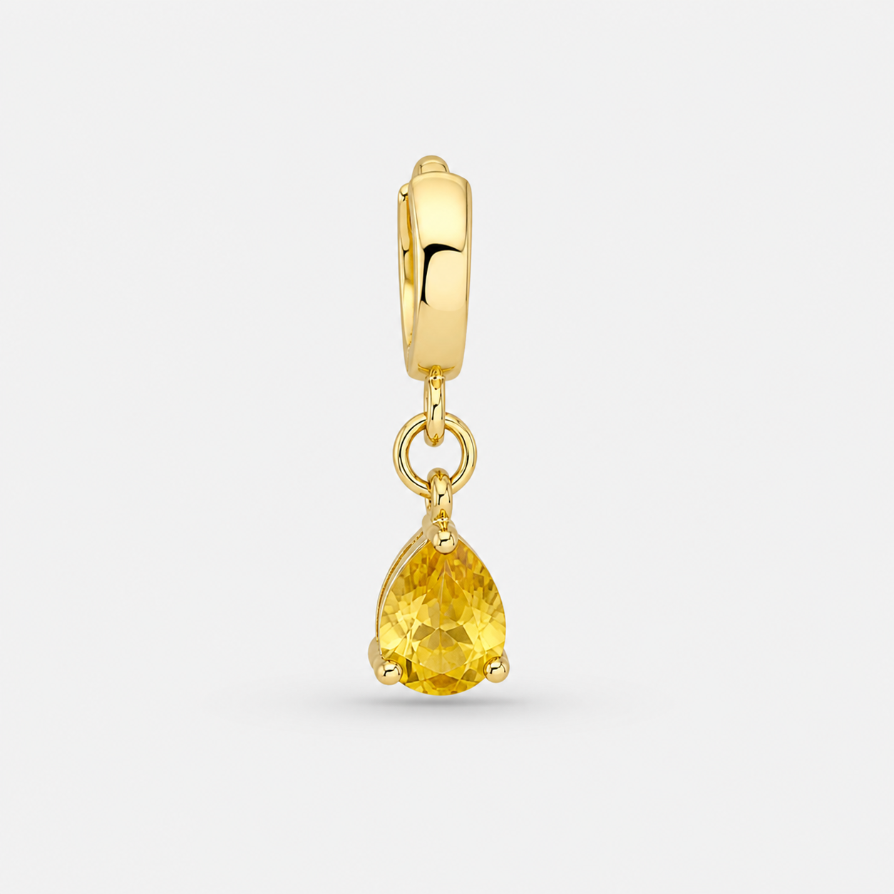 November Birthstone Charm gold Plated [Villa Valentina]