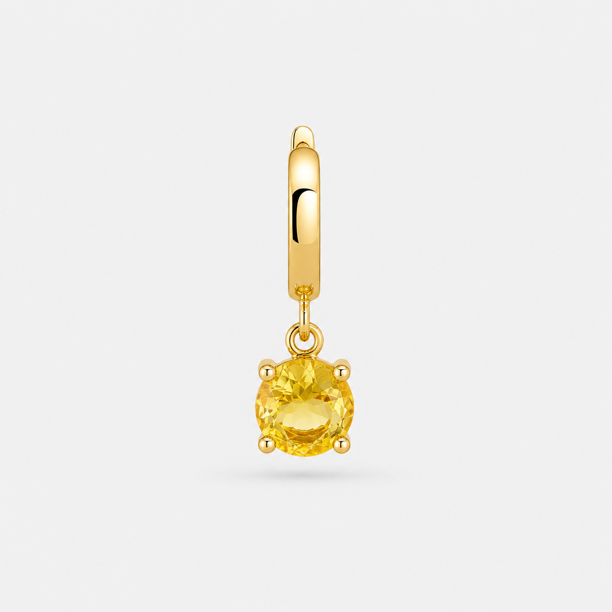 November Birthstone Charm gold Plated [Villa Valentina]