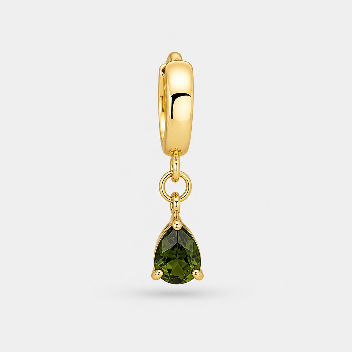 August Birthstone Charm gold Plated [Villa Valentina]