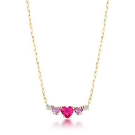 Crystal colours necklace