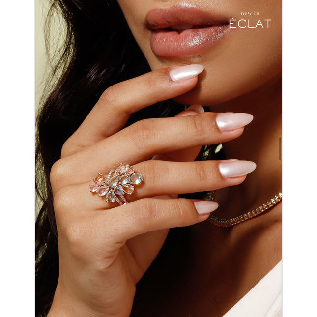 Crystal colours ring