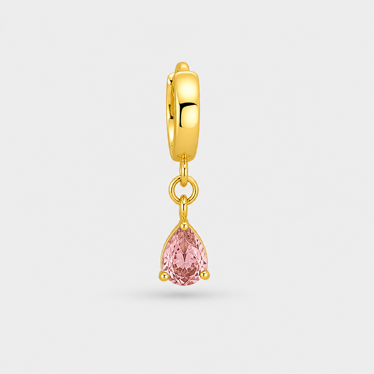 October Birthstone Charm Gold Plated [Villa Valentina]