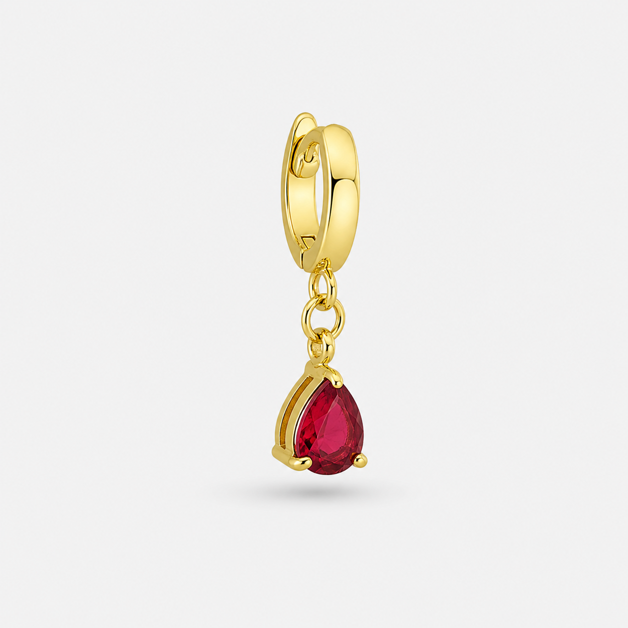 January Birthstone Charm gold Plated [Villa Valentina]