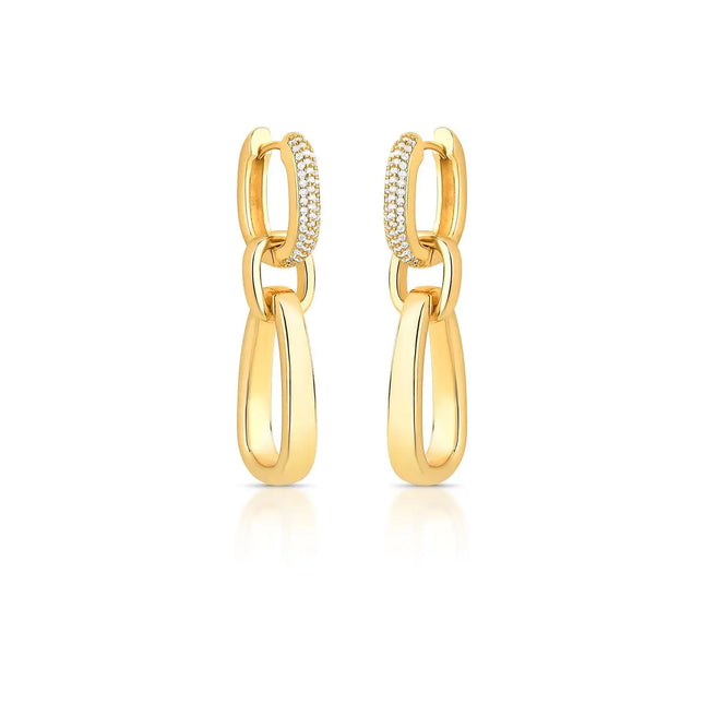 Hoop zirconia Earrings