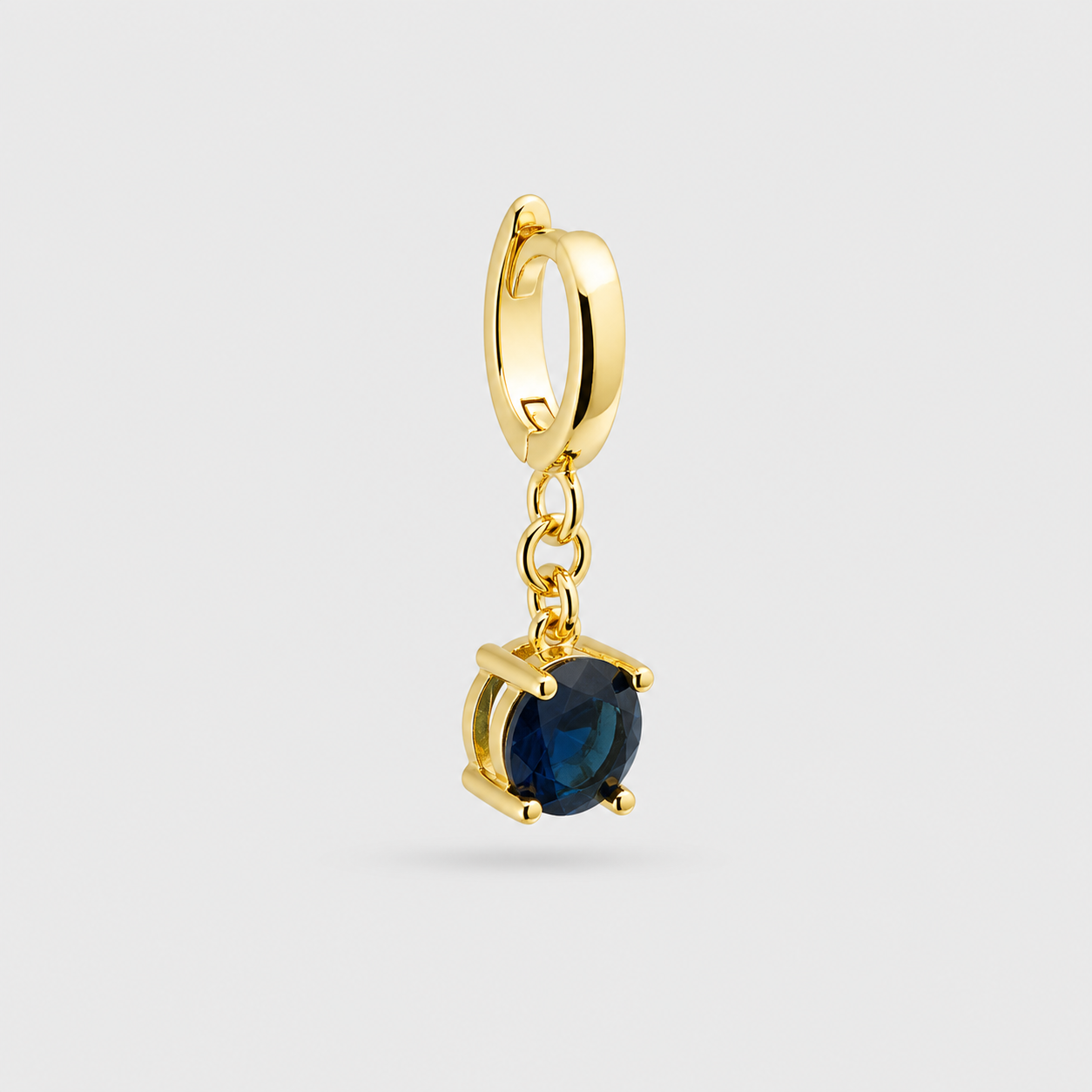 September Birthstone Charm gold Plated [Villa Valentina]