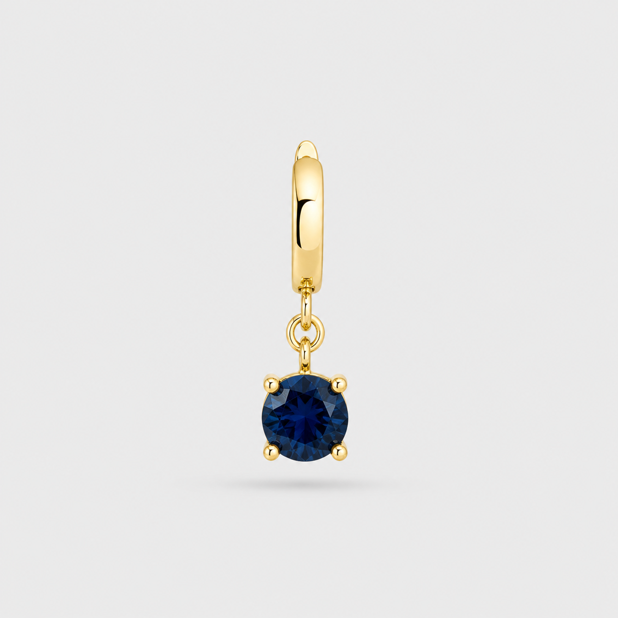 September Birthstone Charm gold Plated [Villa Valentina]