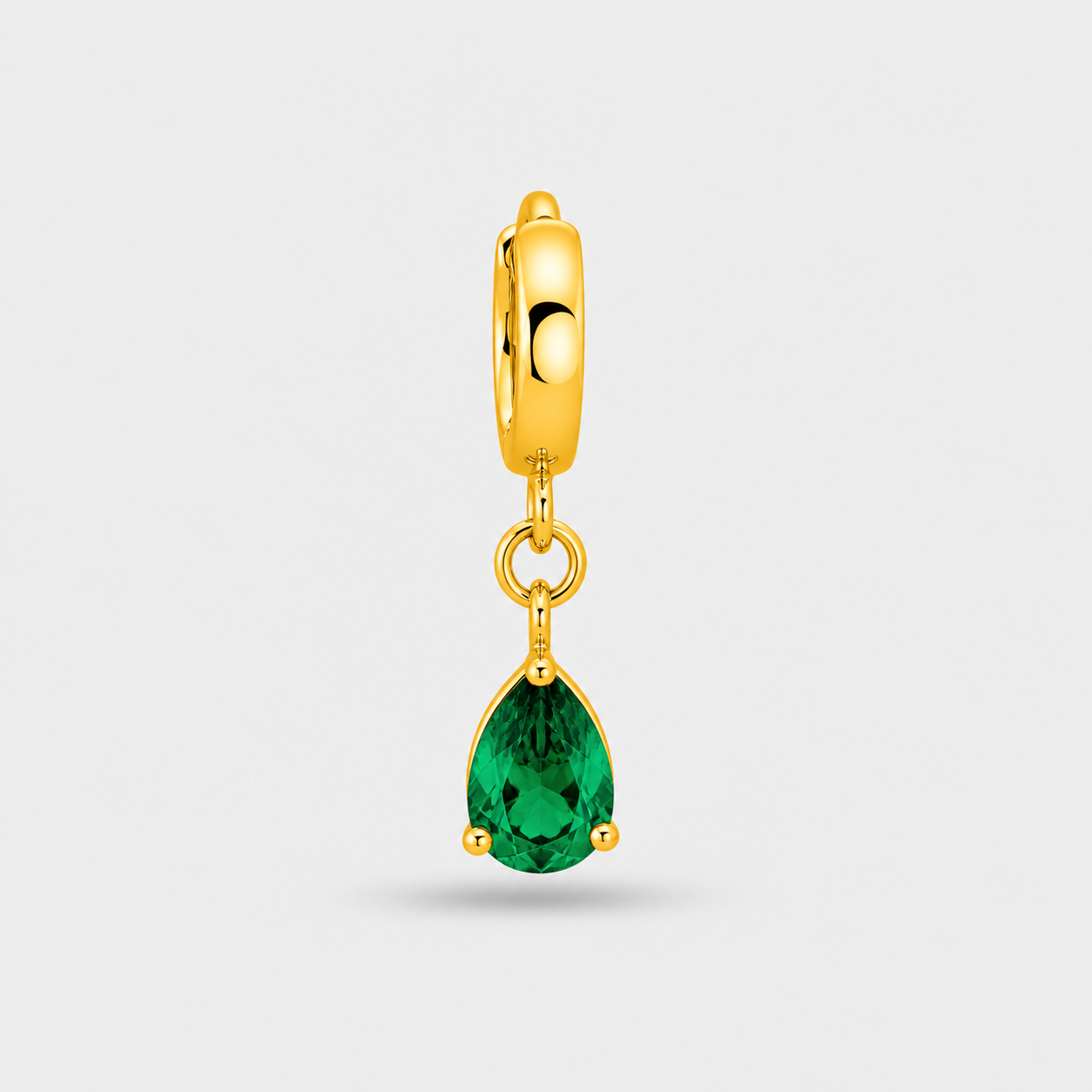 May Birthstone Charm Gold Plated [Villa Valentina]