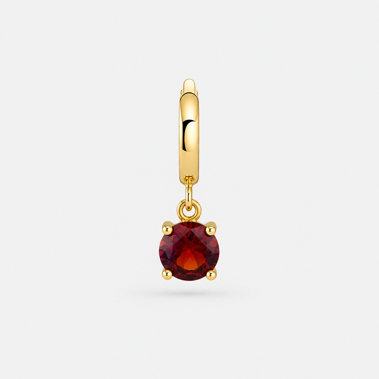 July Birthstone Charm gold Plated [Villa Valentina]