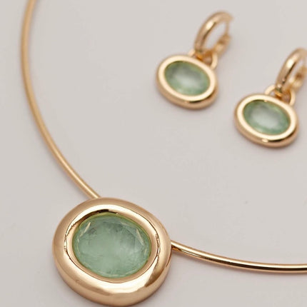 Fusion Tourmaline crystal  round set