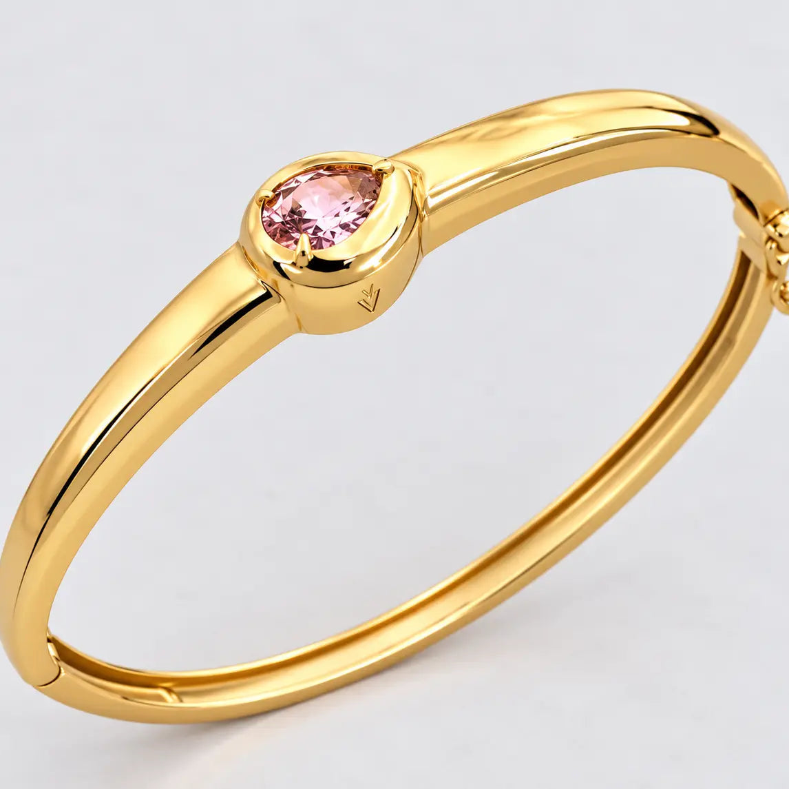 Gold October Birthstone Bangle