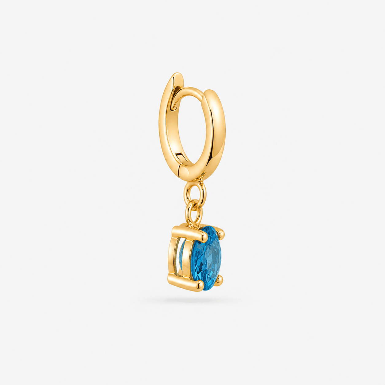 Sapphire Birthstone Charm gold Plated [Villa Valentina]