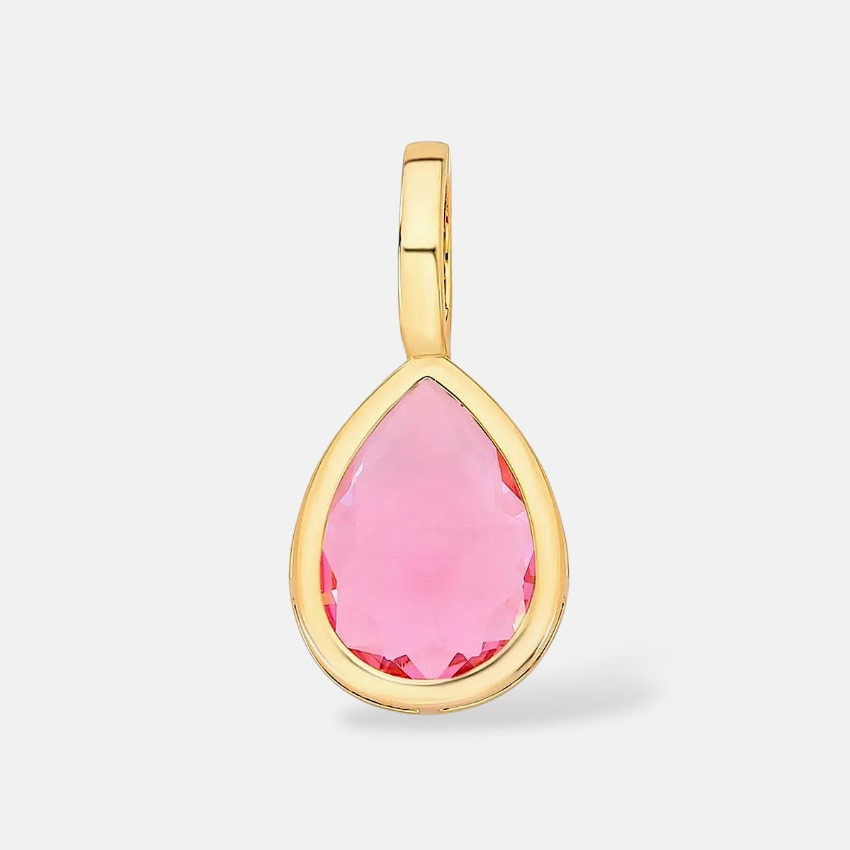 Crystal Drop Charm Pendant