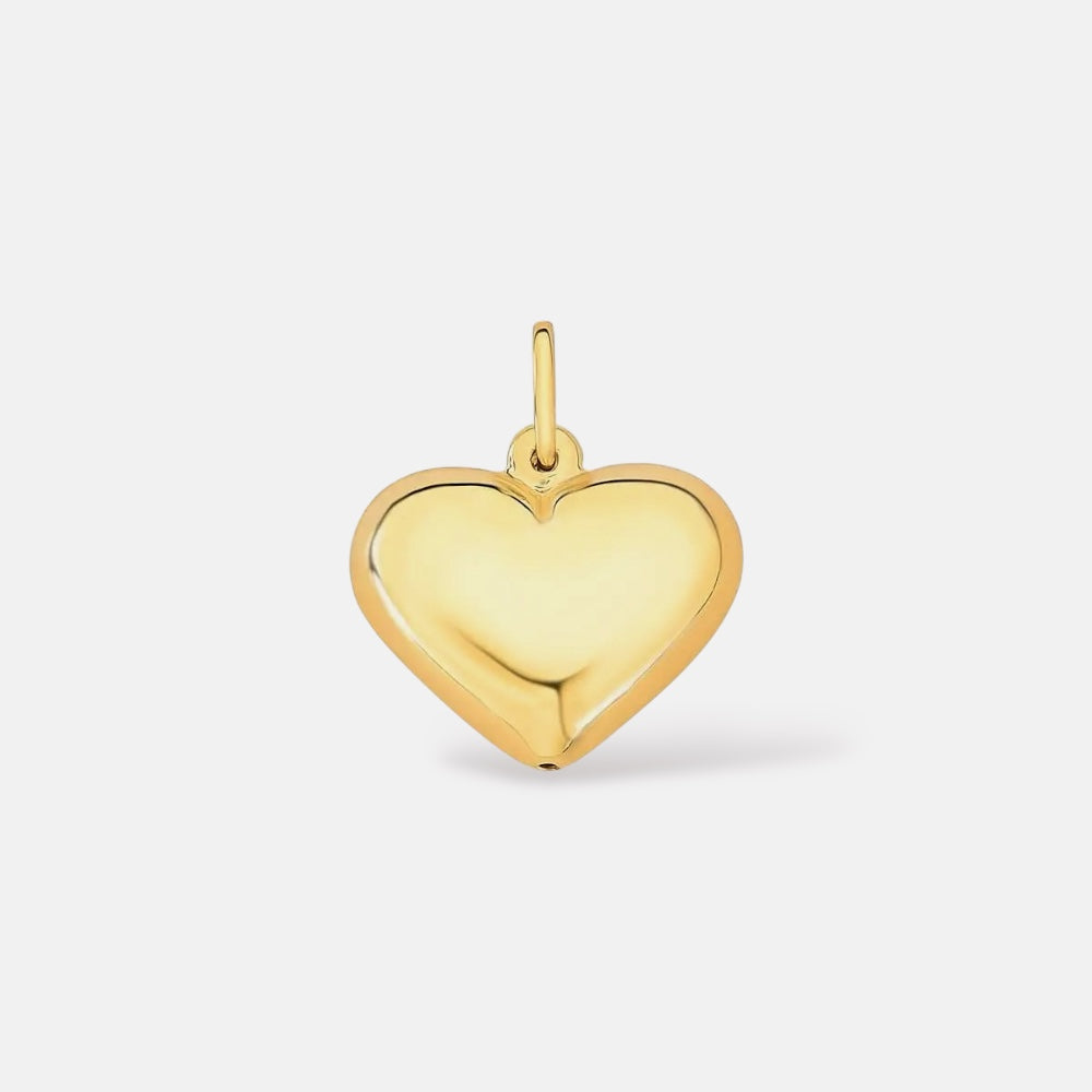 Custom Plain Heart Pendant Necklace