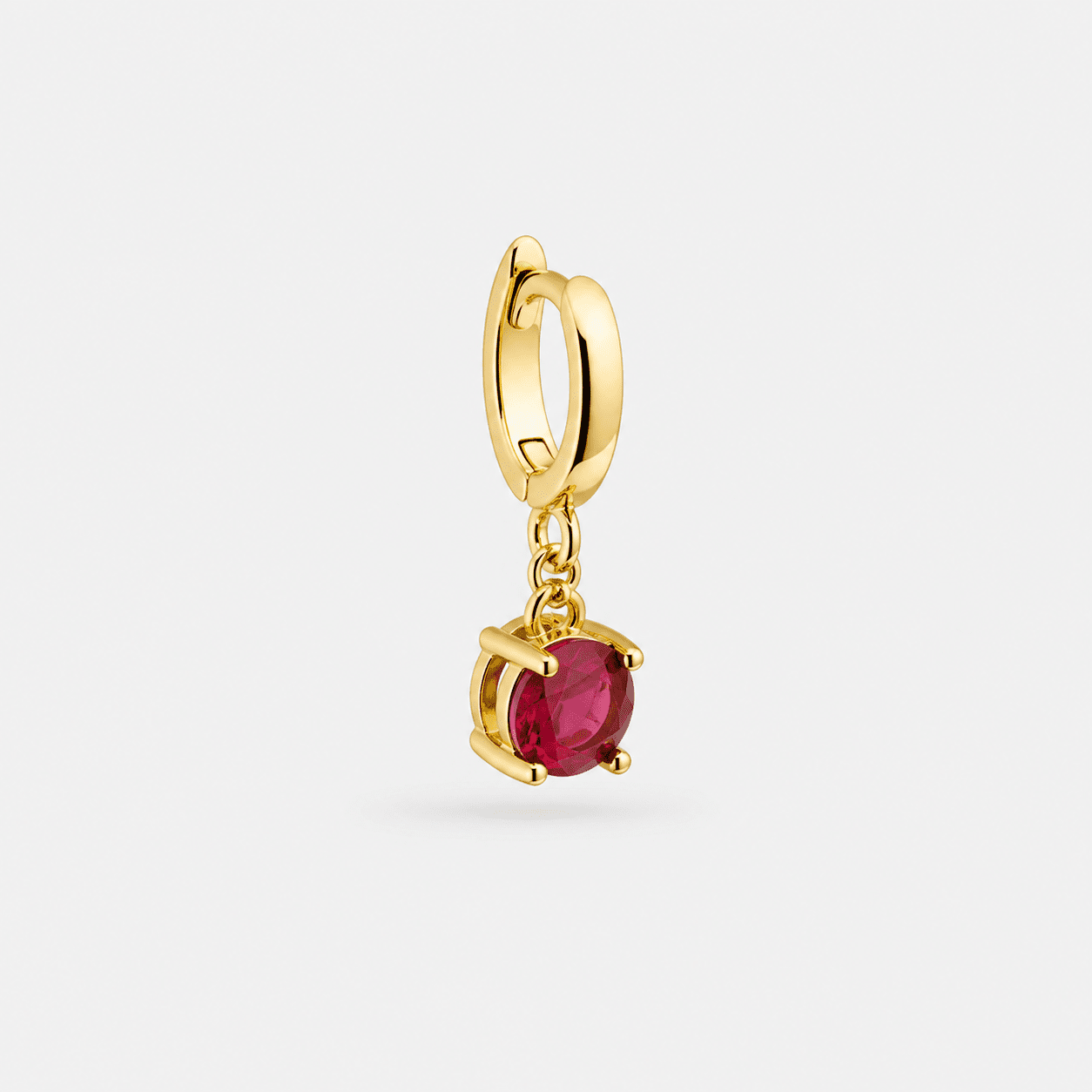 January Birthstone Charm gold Plated [Villa Valentina]